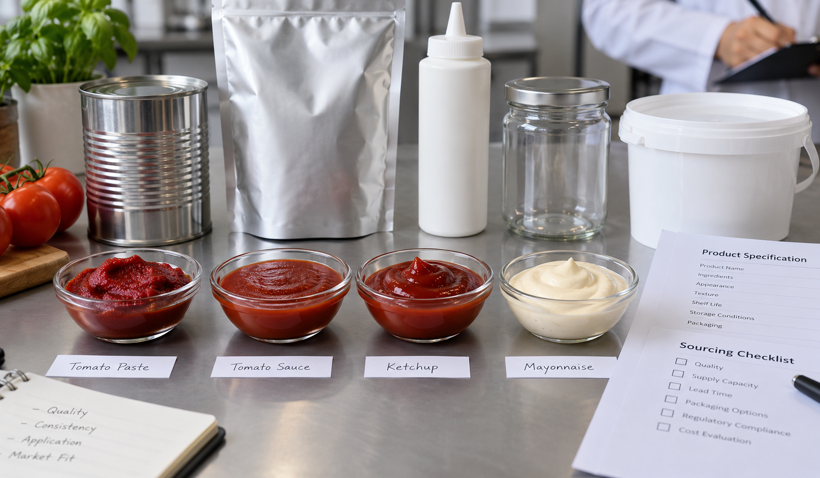 Comment les importateurs classent la pâte de tomate, la sauce tomate, le ketchup et la mayonnaise par source d'approvisionnement