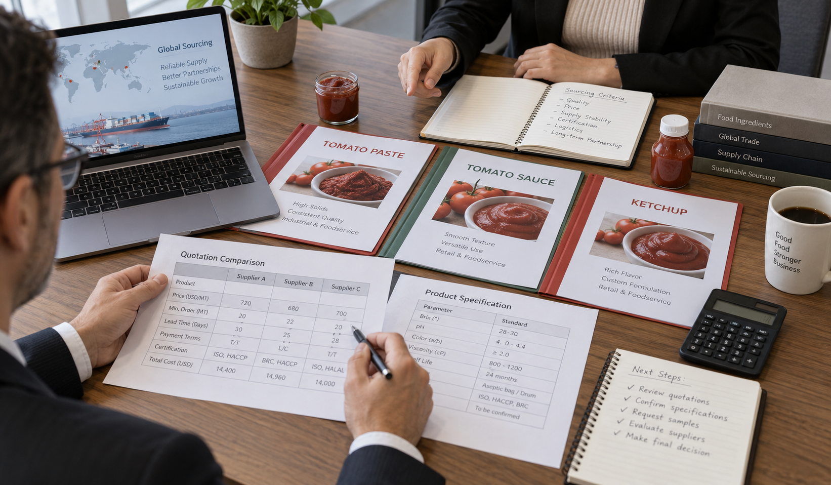Comment les importateurs devraient-ils s’approvisionner en pâte de tomate, en sauce tomate et en ketchup ?