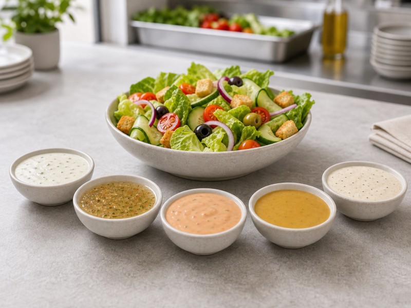 Vinaigrette à saveurs assorties
