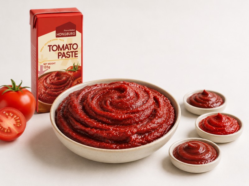 Pâte de tomates concentrée avec Brix personnalisé