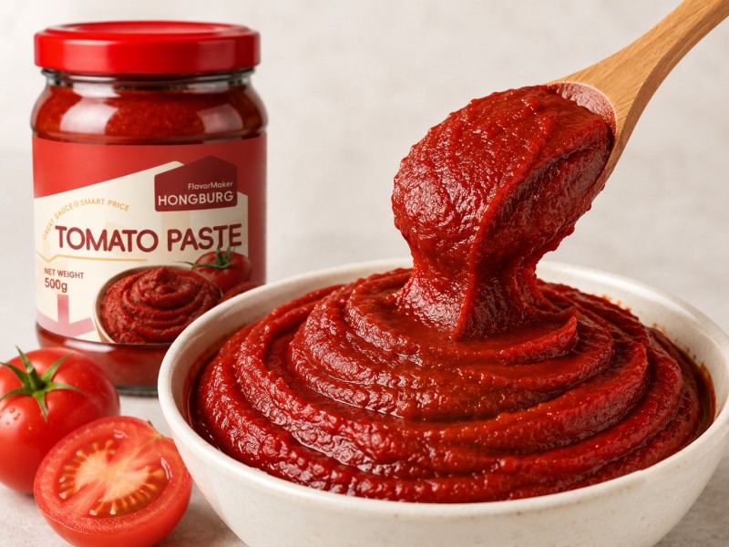 Pâte de tomate Hot Break à haute viscosité
