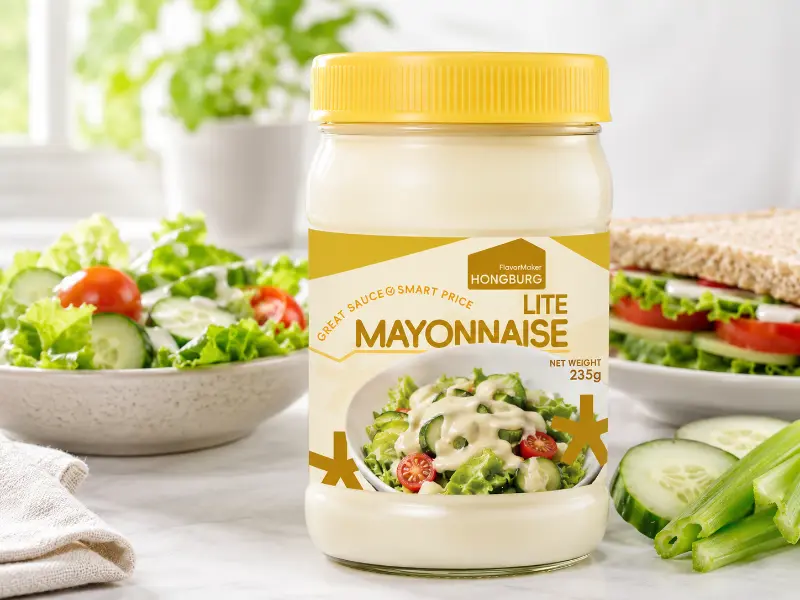 Mayonnaise allégée faible en calories