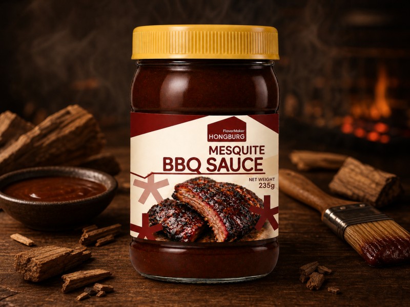 Sauce BBQ Mesquite avec une riche saveur fumée
