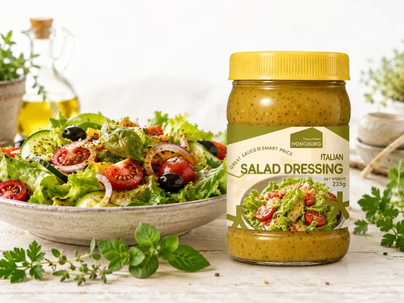 Vinaigrette aux herbes italiennes à saveur riche
