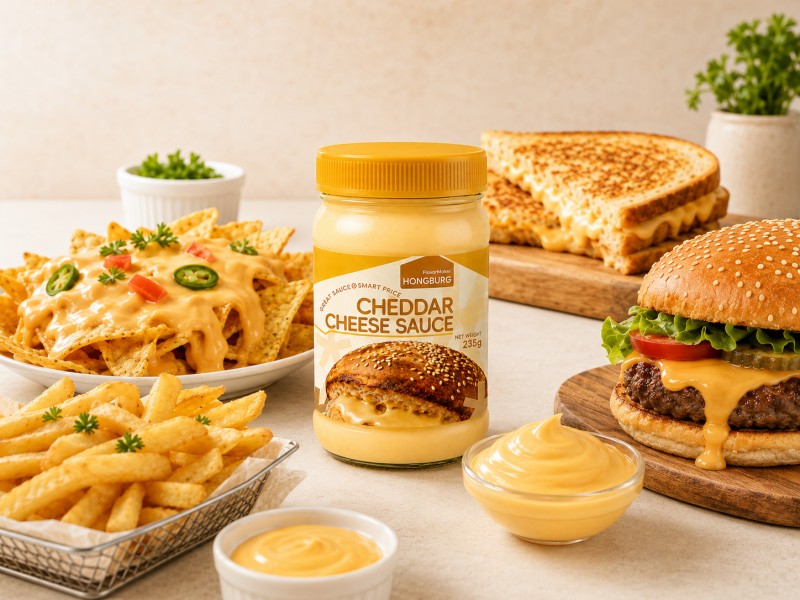 Sauce onctueuse au fromage cheddar