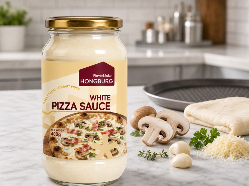 Sauce à pizza blanche onctueuse et crémeuse