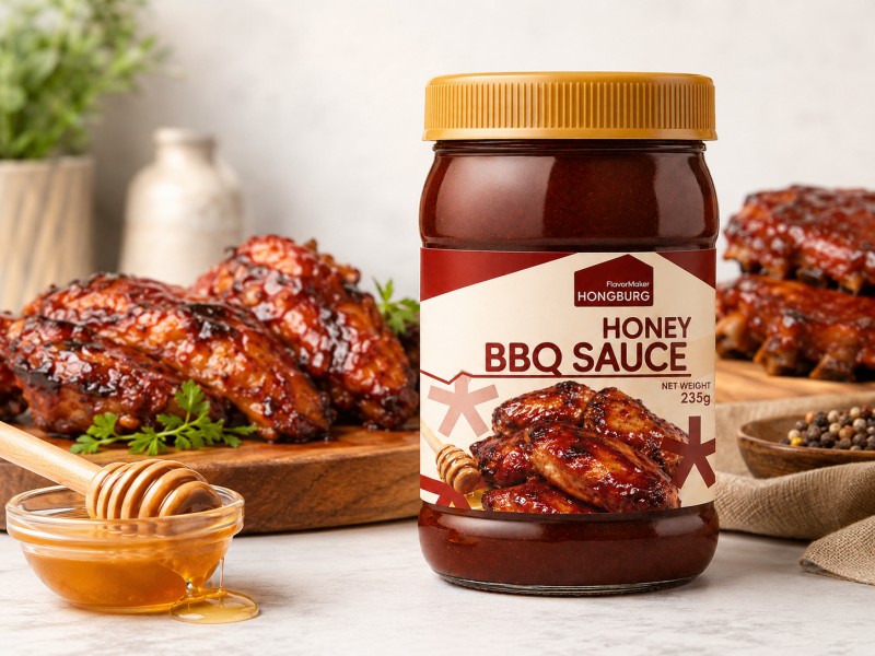 Sauce BBQ sucrée et riche au miel