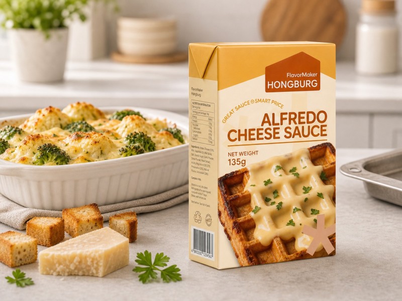 Sauce au fromage Alfredo épaisse pour la cuisine et la pâtisserie
