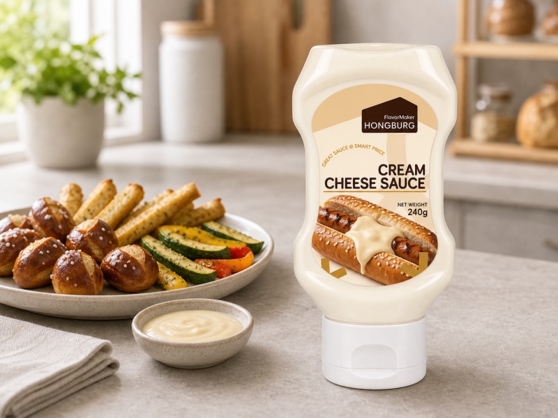 Sauce au fromage à la crème épaisse pour la cuisson et la trempette