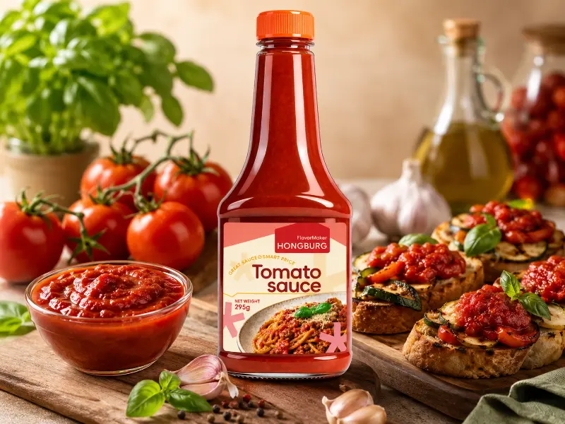Sauce tomate épaisse à saveur naturelle