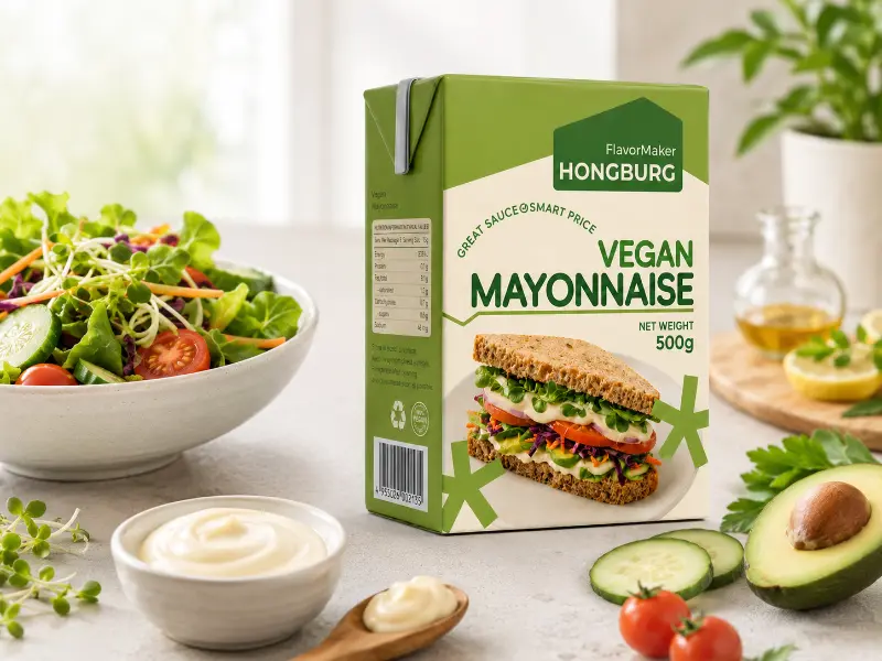 Mayonnaise végétalienne en Tetra Pak